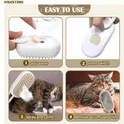 Steam Brush for Dog/Cat